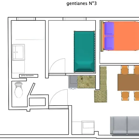 Apartment Gentianes 3 - Centre Village Et Proche Pistes De Skis *